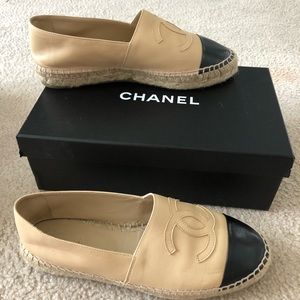 Chanel espadrilles lambskin